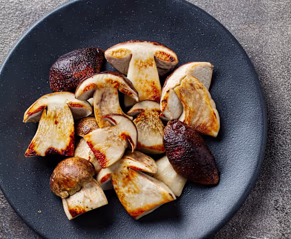 Sous-vide Porcini Mushrooms